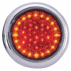 Lampa stop auto rotunda LED cu functii de Pozitie-Frana-Semnalizator 12/24V Lampa stop auto rotunda LED cu functii de Pozitie-Frana-Semnalizator 12/24V